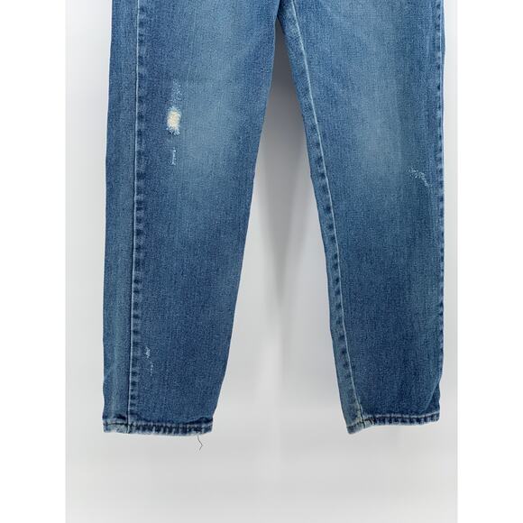 ALICE Women's Medium Blue Distressed Skinny Leg Regular-Fit Jeans SZ S(1) - Picture 6 of 10